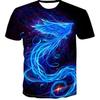 Men's Casual Digital Printing Trend T-shirt Digital Printing 3D T-shirt