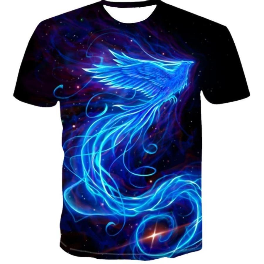 Men's Casual Digital Printing Trend T-shirt Digital Printing 3D T-shirt