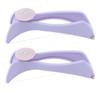 2pz Pinzetta Manuale per Depilazione Facciale con Filo Depilazione Facciale Delicata Indolore per Mento Baffi Braccia Gambe
