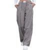 Checked Casual Loose Pocket Trousers Gingham Casual Loose Pockets Straight-Leg Trousers