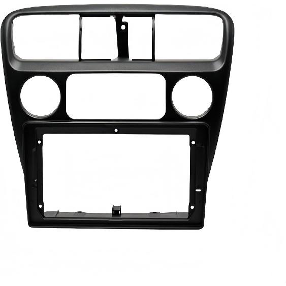 9 Inch Car Radio Fascia Frame 2DIN Install Panel Dashboard Compatible With Accord 6TH 1998-2003(Black)