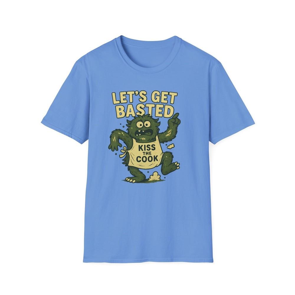 

Unisex Softstyle T-Shirt – Let’s Get Basted, Funny Thanksgiving Monster, Humor 2XL