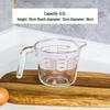 Heat-Resistant Glass Measuring Cup for Microwave Baking - Large Capacity with Scale