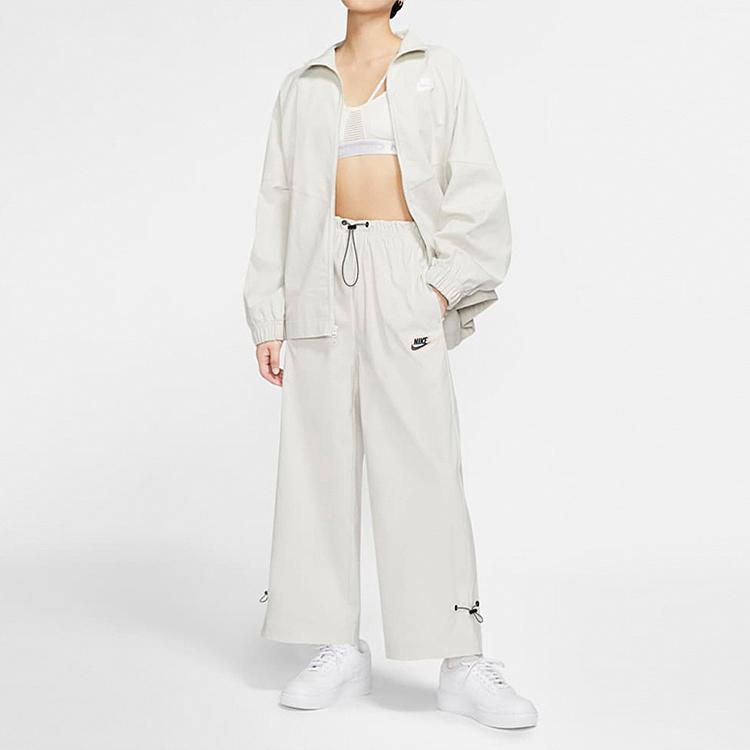Nike Icon Clash Wide-Leg Casual Pants Women Bottoms Light-Bone CU5980-072
