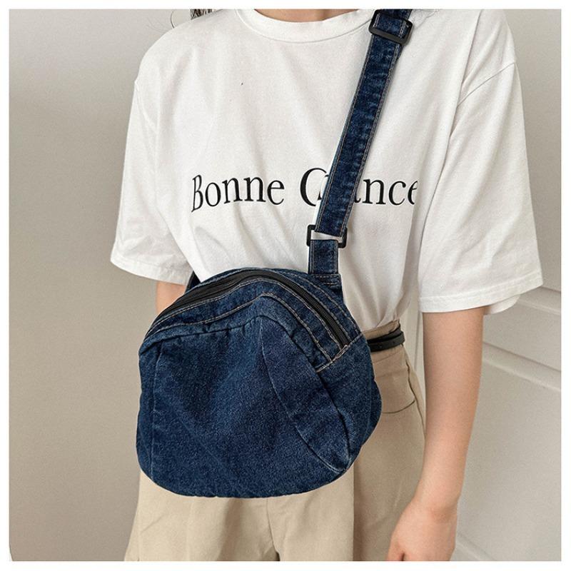 Popular Fashion Denim Shoulder Crossbody Bag Summer New Casual Women's Bag