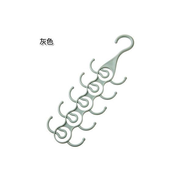 

Wardrobe Belt Hanger Rack Multi-function Tie Hook Bag Storage Rack Belt Scarf Rack сірий колір