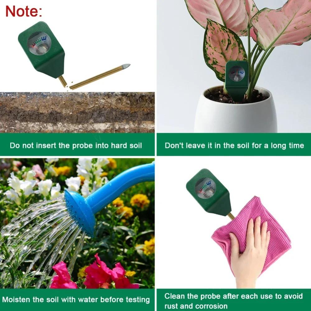 Mini Soil Moisture Meter Metal Probe Gardening Plant Flower Water Analyzer Soil Moisture Tester Hygrometer Detector Tool
