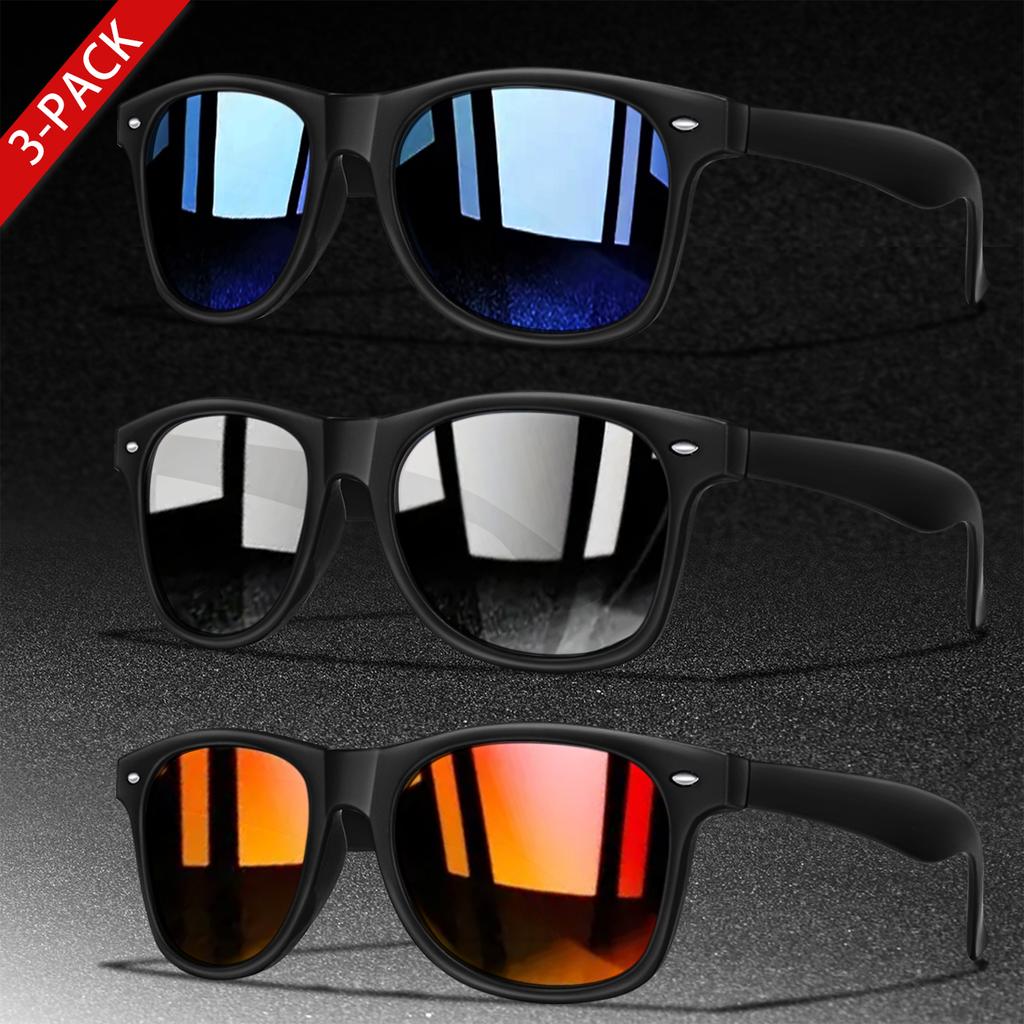 3 Pairs Fishing Eyewear Men Women Outdoor Sports Cycling Running Hiking Sunglasses Female Brand Design Shades UV400