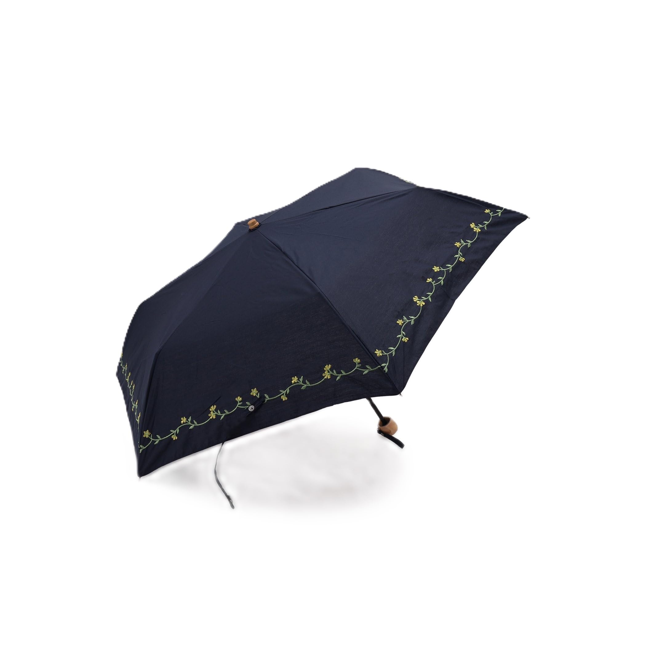 

Чай Послеполуденный чай LIVING Зонт от солнца JL69 Маленький зонт с вышивкой цветов, складной для солнца и темно-синий [Afternoon Living] Дождь,