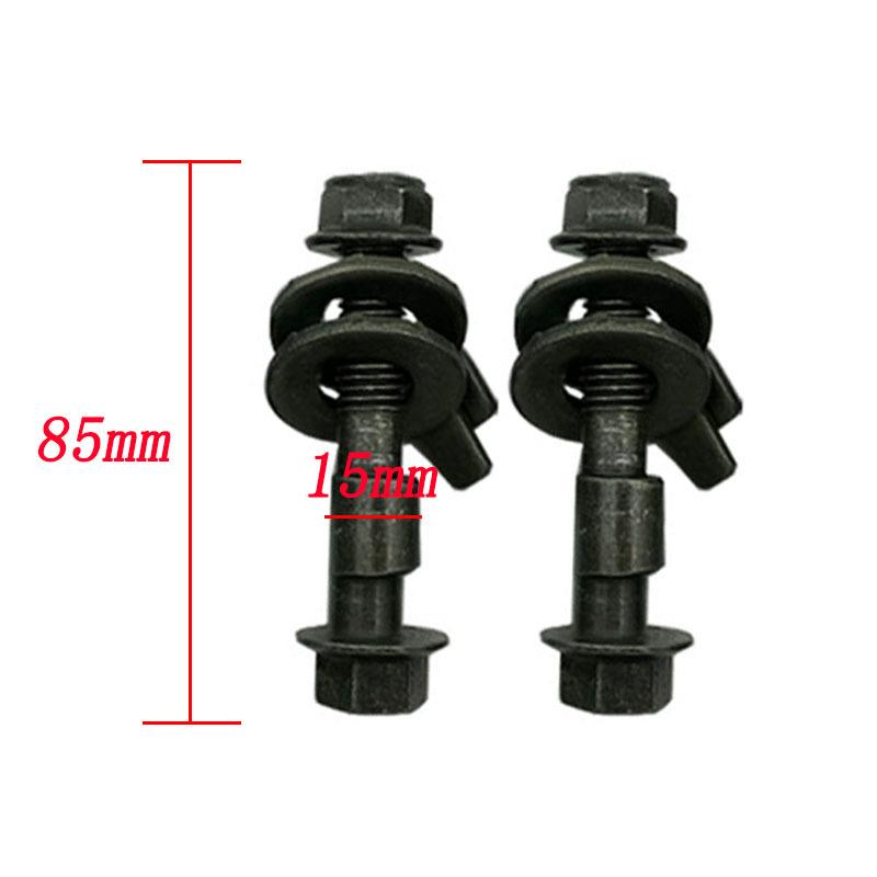 2x 10.9 Car Four Wheel Alignment Eccentric Screw 12mm 13mm 14mm 15 16 17mm Camber Angle Adjustment Bolt Car Tire Balance Weight