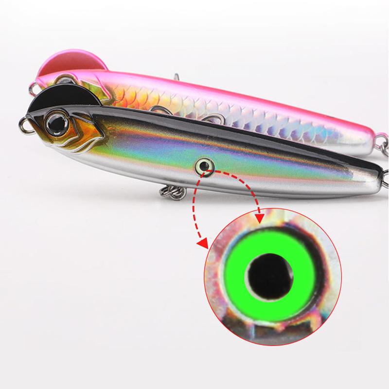 Casting Cockscomb Pencil Road Runner Fake Bait 10G/14G/18G Solid Sinking Pencil Road Runner Triple Hook Full Swimming Layer