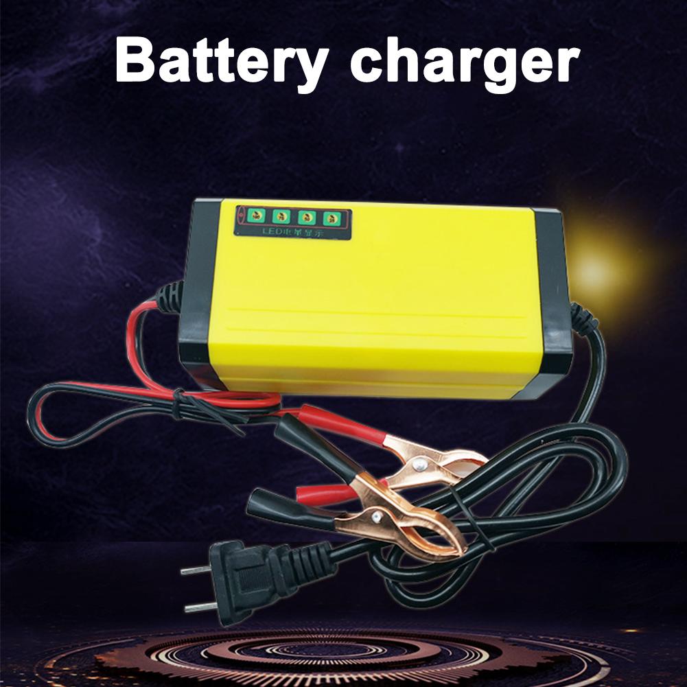 Car Battery Charger 220V Power Puls Repair Charger Truck Battery Charger 12V 2A 3A Wet Dry Lead Acid Battery LED Display