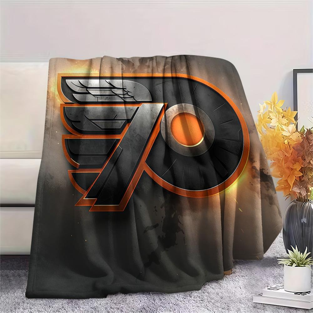 Philadelphia Flyers Flannel Blanket, High quality Comfortable for All Seasons, Home Decor, Warmth and Comfort