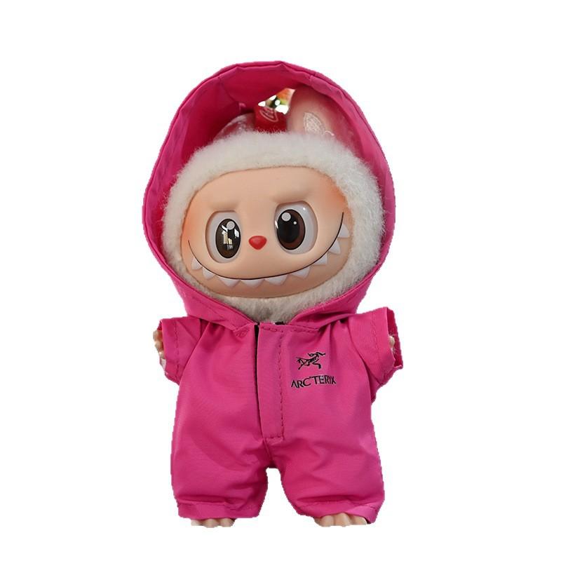 Labubu Clothing, Labubu Hoodie, Suitable for 17CM Dolls, Labubu Pendant Decoration, Casual Set, Doll Pendant Clothes