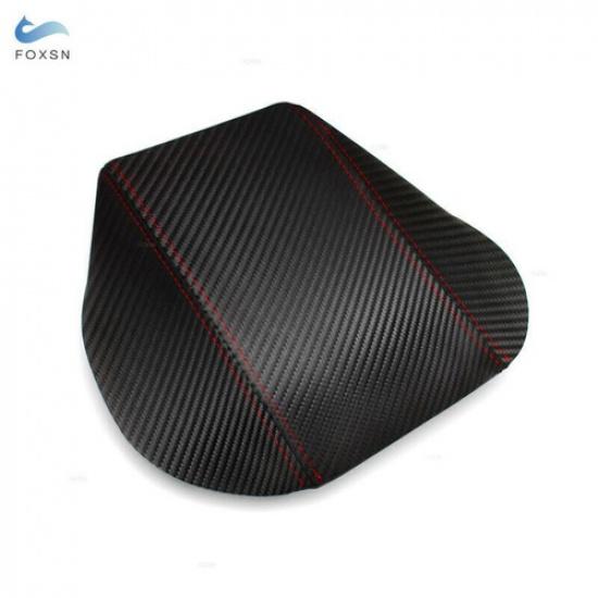 For 2012-2015 Honda Civic 9th Gen Carbon Texture Leather Center Armrest Cover