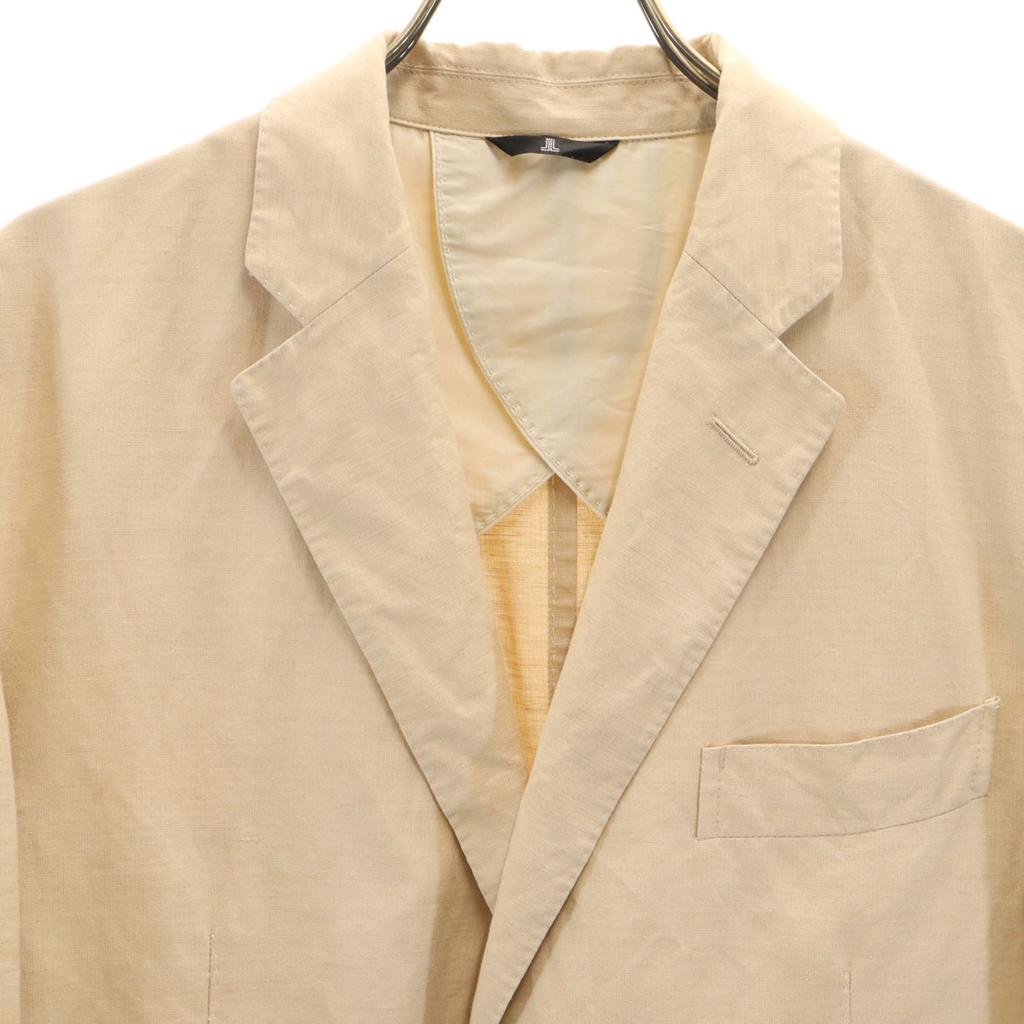 LANVIN Made in Japan Linen Blend tailored jacket 50 beige Men's Used