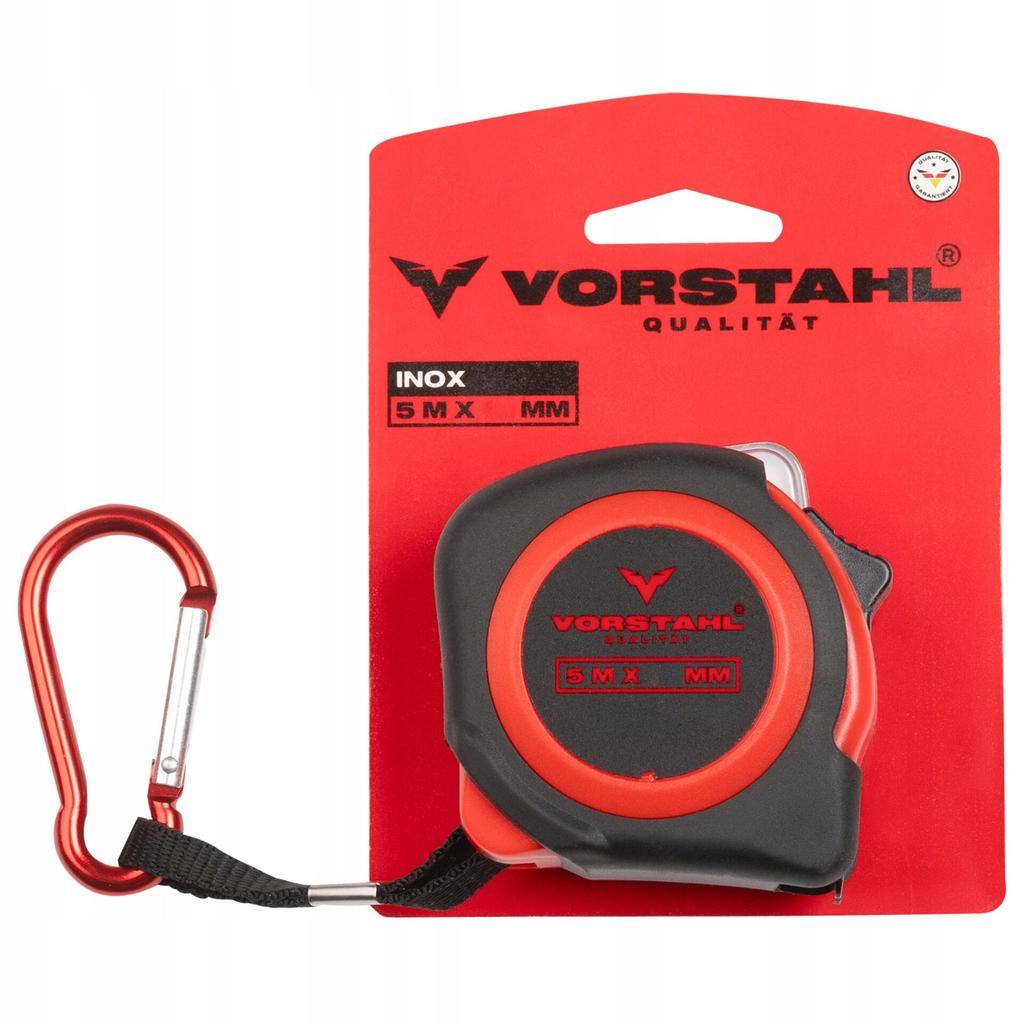 Rolling Tape Measure Double-sided Carabiner > 5m < 28mm Vorstahl