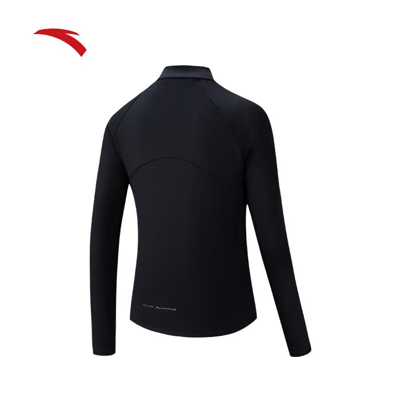 Anta Women's Brushed Half-Zip Long-Sleeve Sport T-Shirt