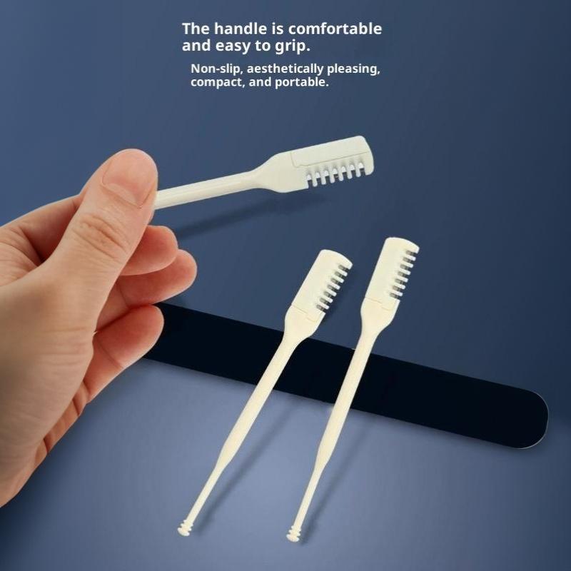Manual Nose Hair Trimmer Double Head 360° Painless Nasal Clipper Washable Easy to Clean for Daily Grooming