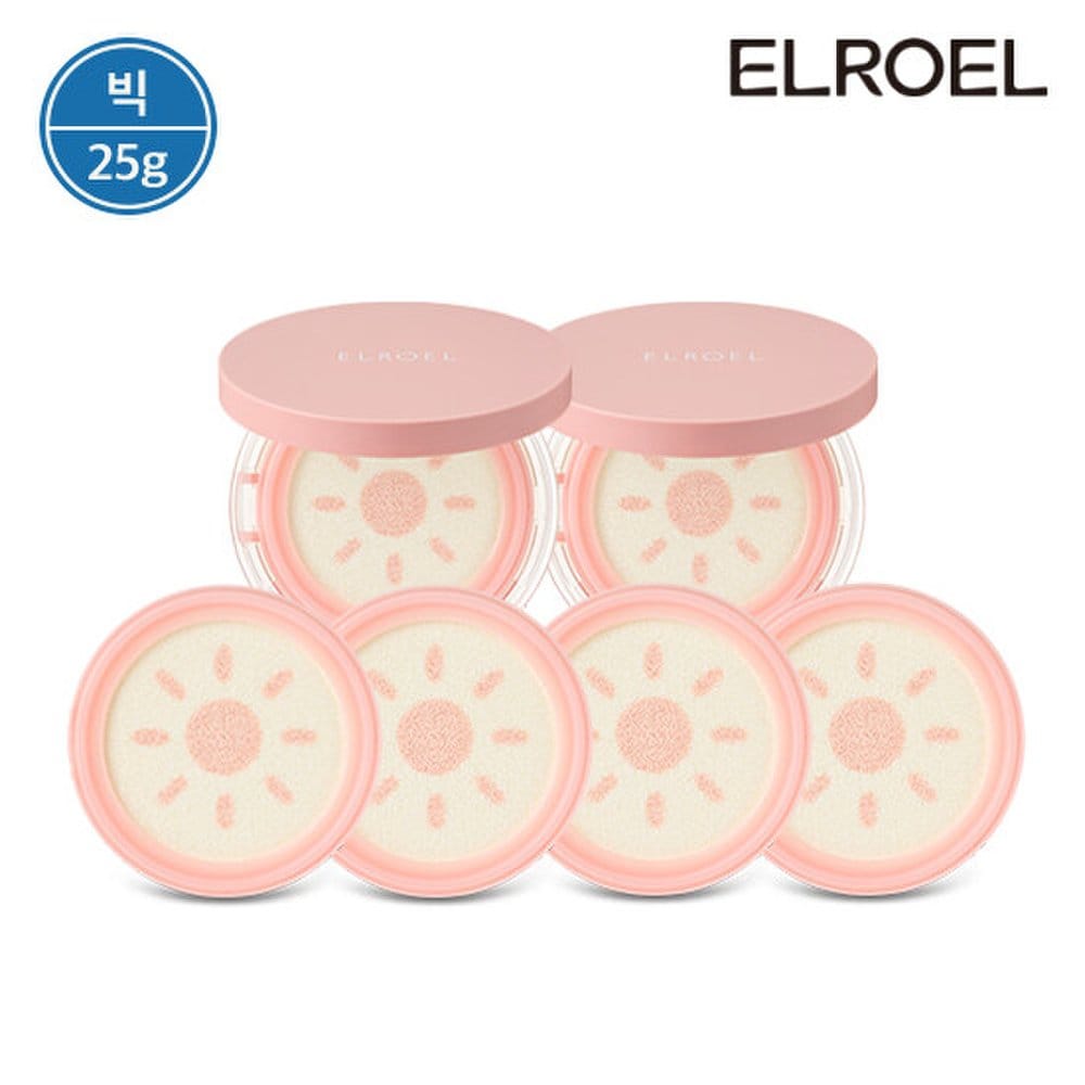 

Eloel Pink Tone Up Big Sun Cushion 25g 2 main products + 4 refills