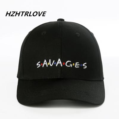 Gorra de béisbol de algodón con letras SAVAGES de marca de alta calidad para adultos Unisex mujeres Hip Hop sombrero de papá Gorra de hueso