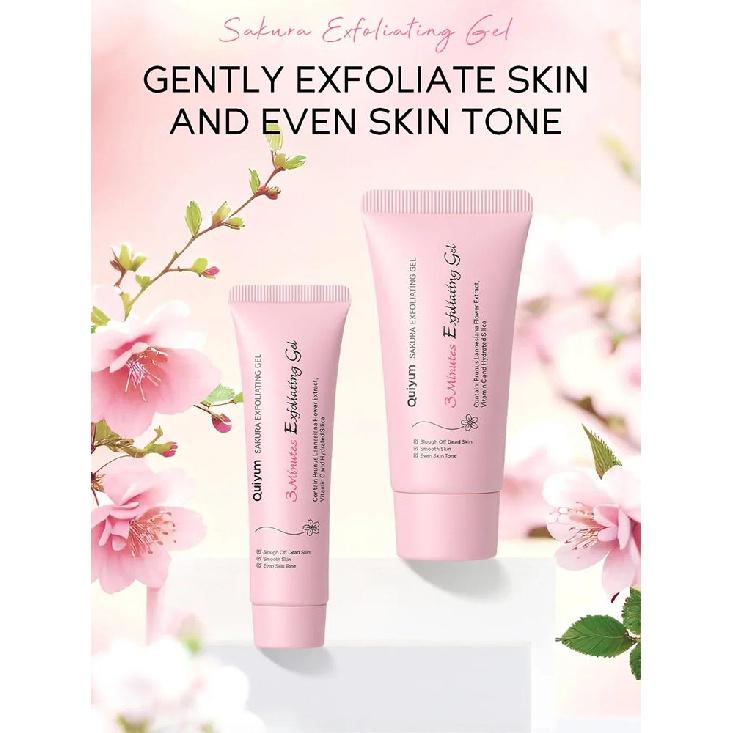 Sakura Exfoliační Peelingový Gel Pleťový Peeling Hydratační Vyživující Opravný Peelingy Pleťový Krém Krása Péče o Pleť