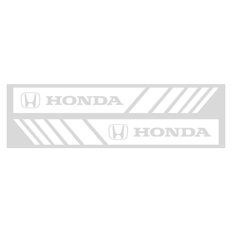 2Pcs Car Stripe Stickers Rearview Mirror Reflective Vinyl Decals Decoration for Honda Mugen Power Honda Civic Accord CRV Hrv Jazz
