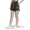 adidas Originals Mektup Baskılı Bağcıklı Spor Dokuma Şort Kadın Alt Siyah IW6292