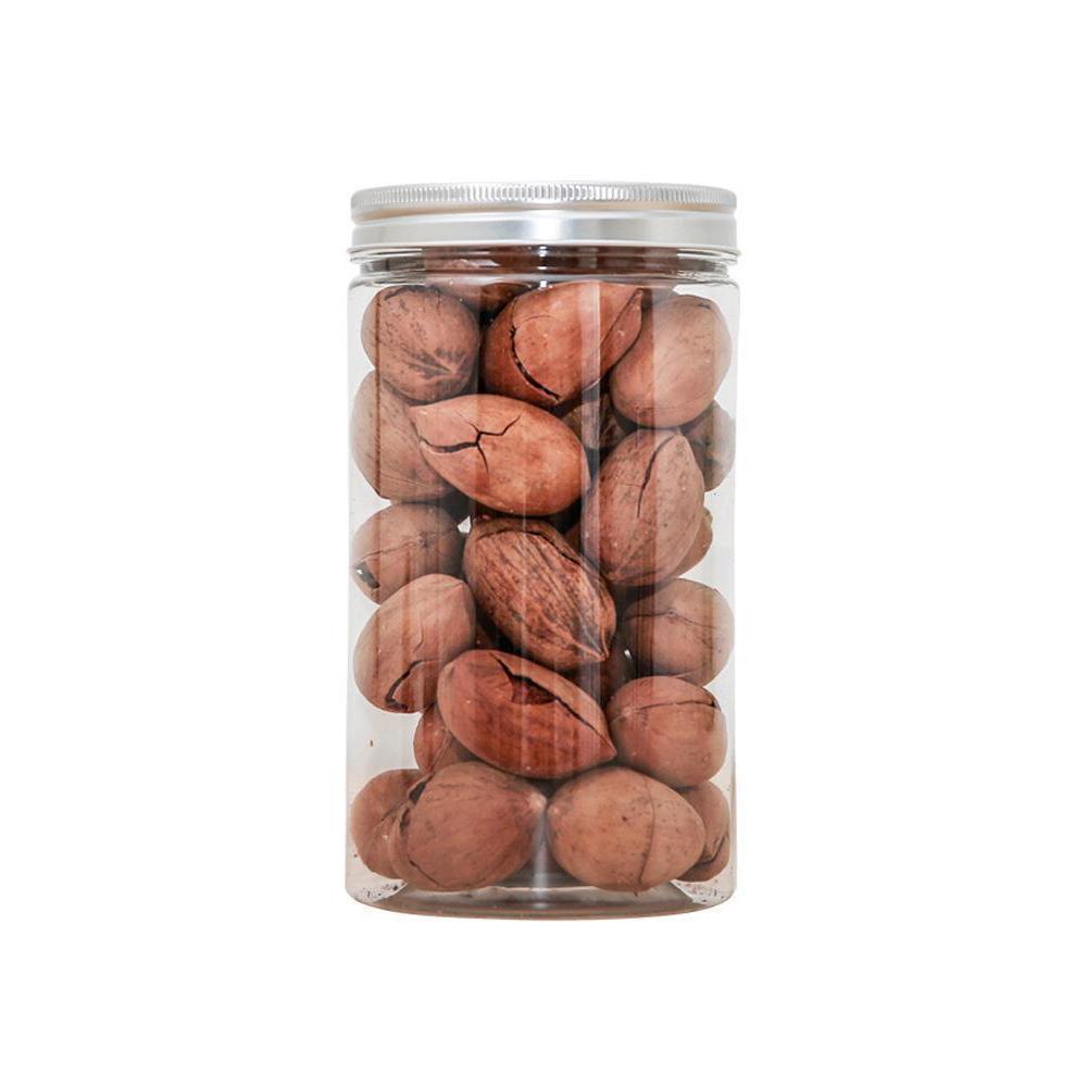 Puszki aluminiowe z zamknięciem spożywczym, puste butelki plastikowe dla zwierząt domowych, zagęszczone, przezroczyste, szerokie wlewy, pojemniki na przekąski i cukierki, butelki do przechowywania