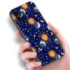 Funny Sun Moon Face Phone Case For Apple iPhone 14 13 12 Mini 11 Pro Max 7 8 XR X XS 7 8 Plus SE 2020 2022 Black Cover