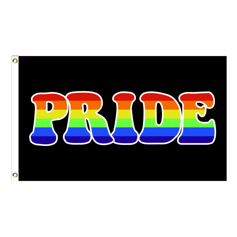 High Quality 2x3ft Polyester Rainbow Lesbian Bisexuals Gay Transgender Pride LGBT Flag