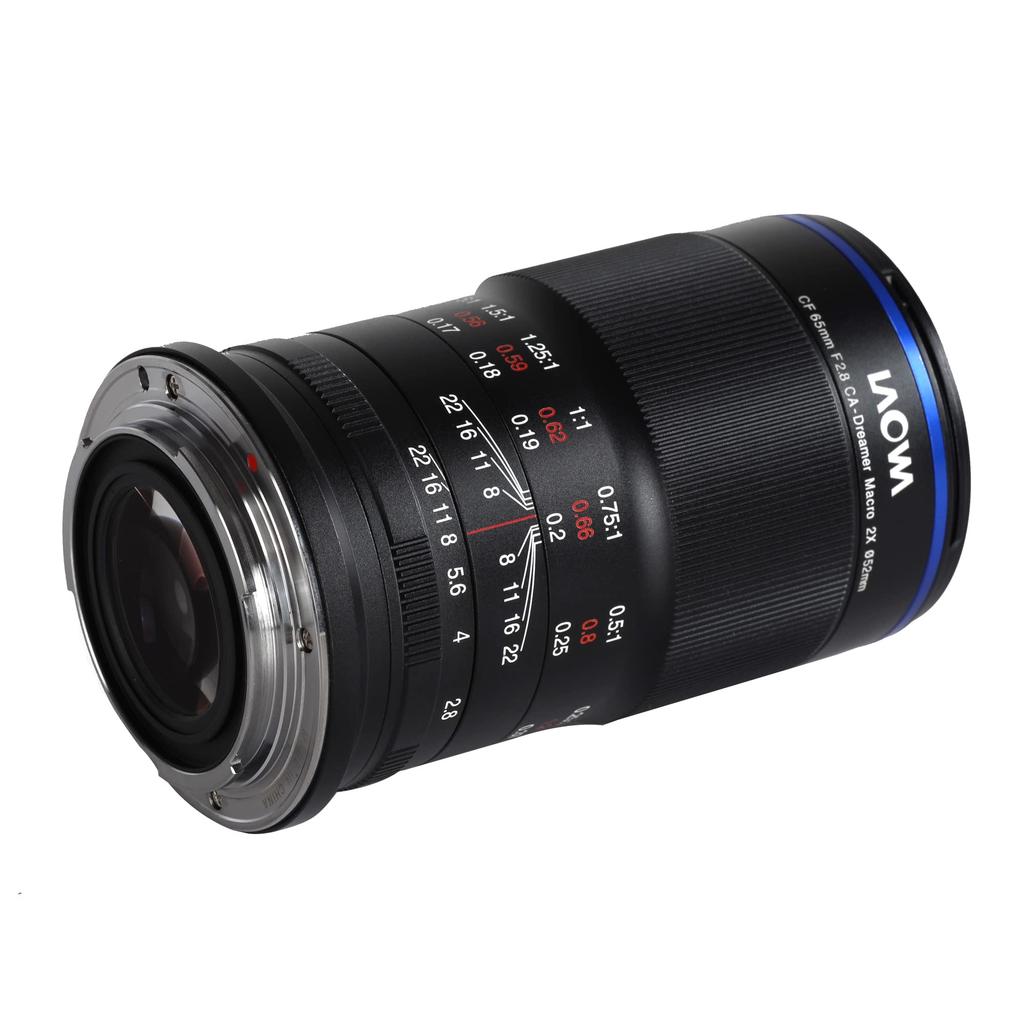 LAOWA 65mm 2x Ultra Makro Objektiv für Canon Anschluss f/2.8 EF-M (Schwarz, LAO0055)