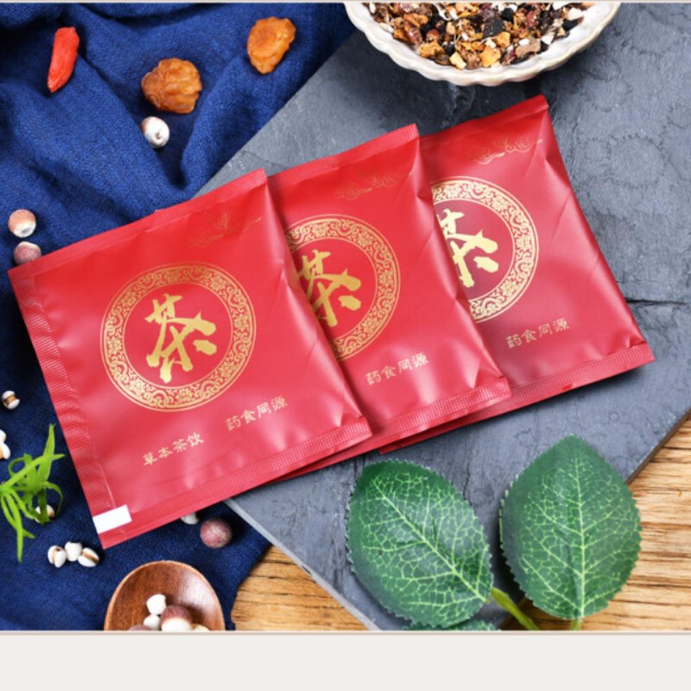 5g*20 Bustine Tè Biologico Ginseng Bacche di Goji Miscela Erboristica Supporto Immunitario