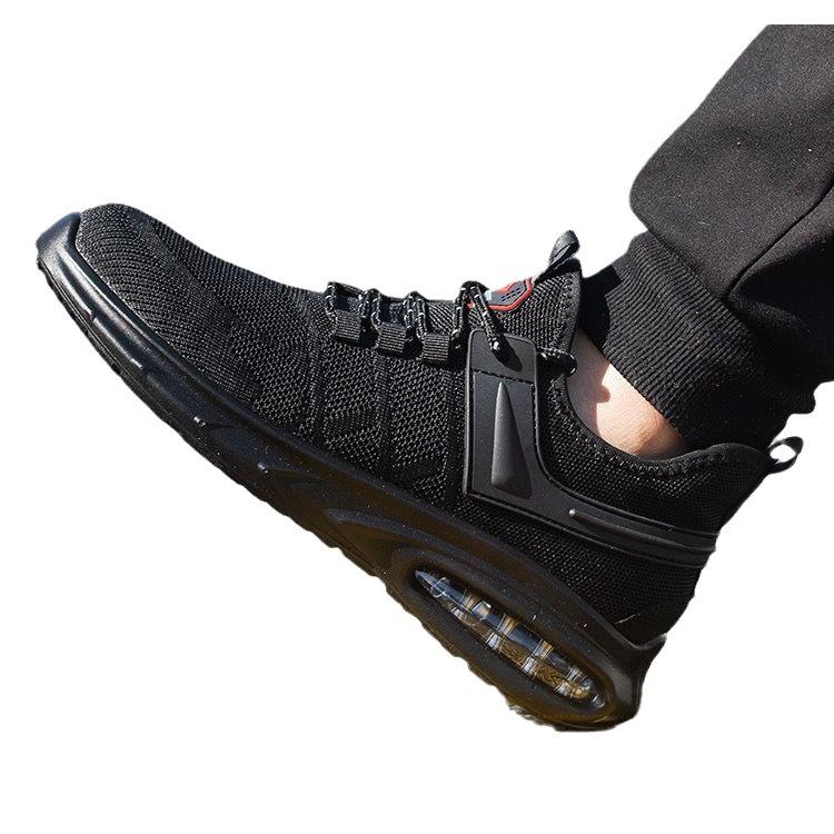 Labor Insurance Shoes Men's Anti-smashing, Anti-piercing, Breathable and Comfortable Steel Bag Head Safety Shoes