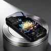 Tellar Luminescence Lotus Black Glass Phone Case For Motorola Moto Edge 20 Lite 30 Pro 40 Neo 50 Ultra G45 G54 G55 G75 G84 Cover