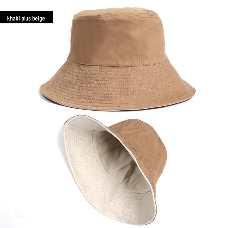 

Женская двусторонняя шляпа-рыбак: Защита от солнца в корейском и японском стиле One Size хаки