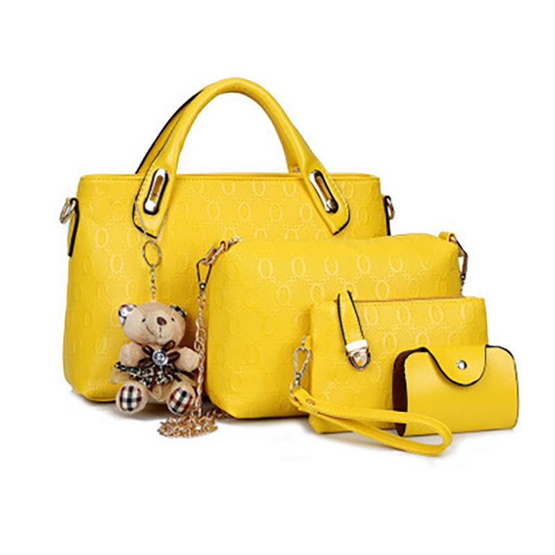 2025 Neue Kollektion Europäischer und Amerikanischer Stil 4-teiliges Nesttaschen-Set Handtasche mit großem Fassungsvermögen Pendler Umhängetasche
