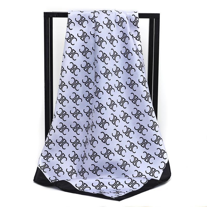 90 Large Square Scarves, Silk Scarves, Women'S Imitation Silk Fashion Shirts, Small Square Scarves, Mother Scarves.