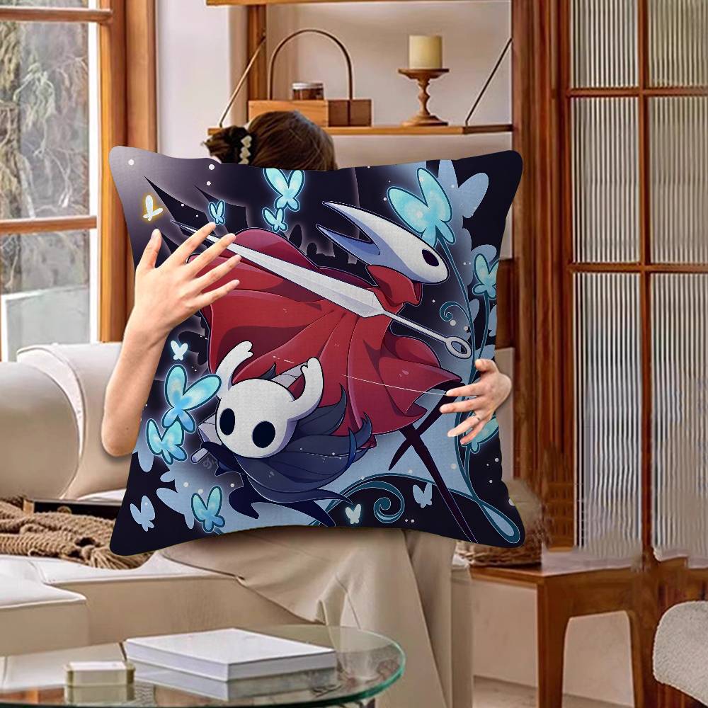 Game Funny Fanart H-Hollow Knight S-Silksong Personalized Pillow Cover Kids Bedroom Wild Party Decor Pillowcase Kid Gift