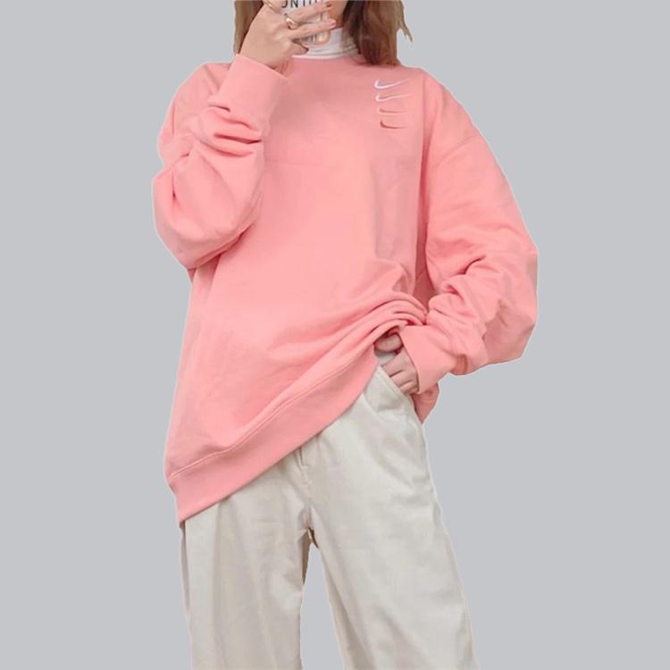 Nike Swoosh Gradient Pullover Round Neck Pink Men's DA3193-618