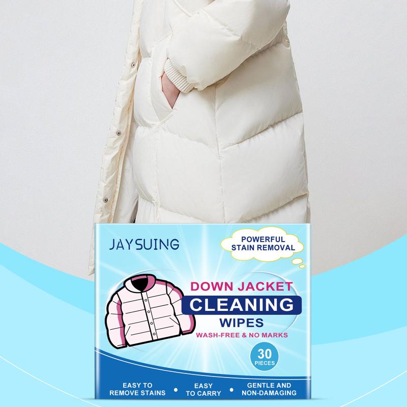 Down Jacket Cleaning Wipes Efficient Stain Removal Easily Breaks Down Dirt And Stains Portable Mini Down Jacket Cleaning Wipes