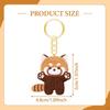Decorative Red Panda Keychain for Car, Thanksgiving, Birthday, Holiday