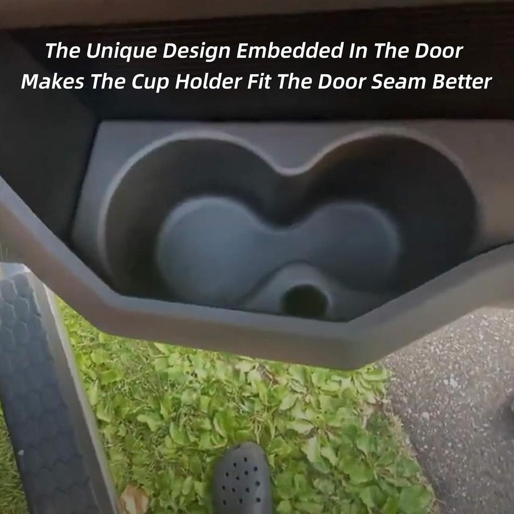 Dasbecan 2PCS Car Door Cup Holder Compatible With 2009- Dodge Ram 1500 2500 3500 4500 5500 Front Driver Passenger Foam Holder Replaces # 5NN24XXXAA