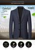 New Men's Spring/Autumn Non-Iron Casual Suit Jacket for Middle-Aged Dads