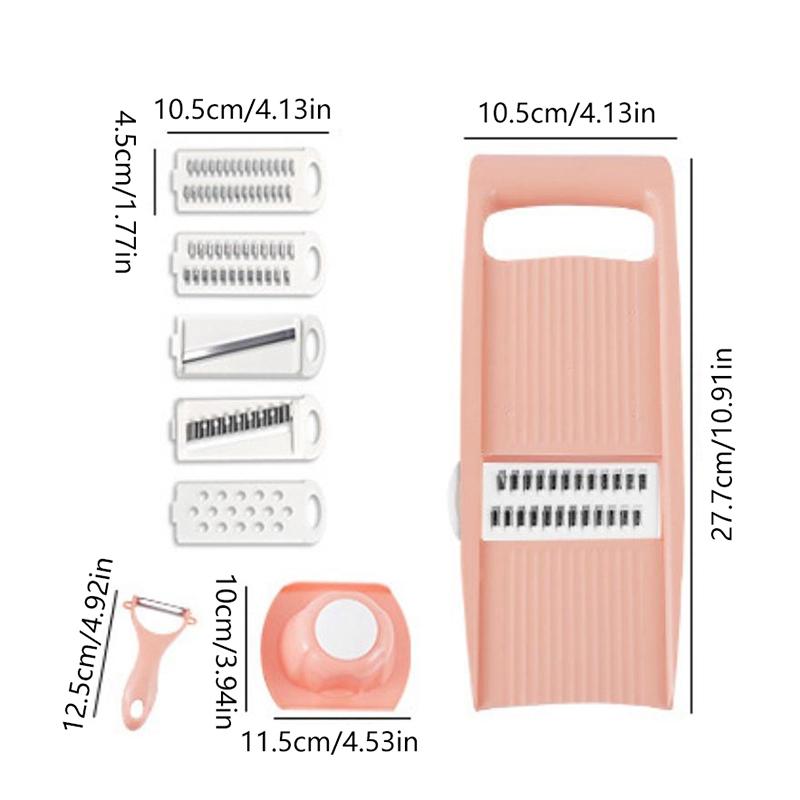 7 In 1 Multi-Functional Vegetable Chopper Onion Chopper Food Chopper Kitchen Mandoline Slicer Veggie Dicer Cutter
