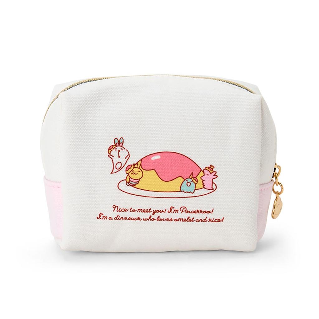 Sanrio Gaopawaru Omelette Rice Pouch and Zinc Alloy Suitable for Ages 3 and Up (316971) - Cotton, Polyester, -