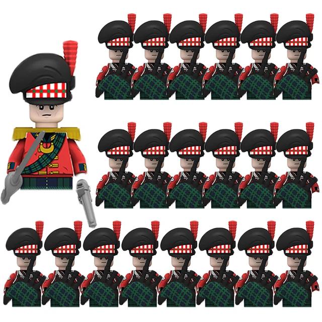 Kids Building Blocks Toy Napoleonic Wars Military WW2 Mini Dolls Soldier Duke Medieval Knights Officer Model Toy wholesale store