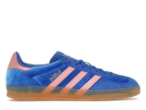 adidas Gazelle Indoor Blue Semi Pink Velvet W - IG6785