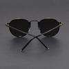 Retro Round Metal Frame Sunglasses For Men Women Titanium Driving Fishing Designer Sun Glasses