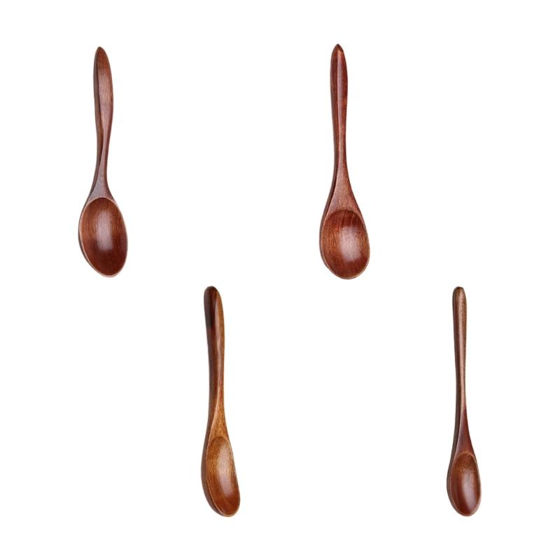

Handcrafted Nanmu Wooden Spoon Lacquer Coated Utensils For Coffee Stirring Soup Serving And Dessert Durable Kitchenwares Natural Finish